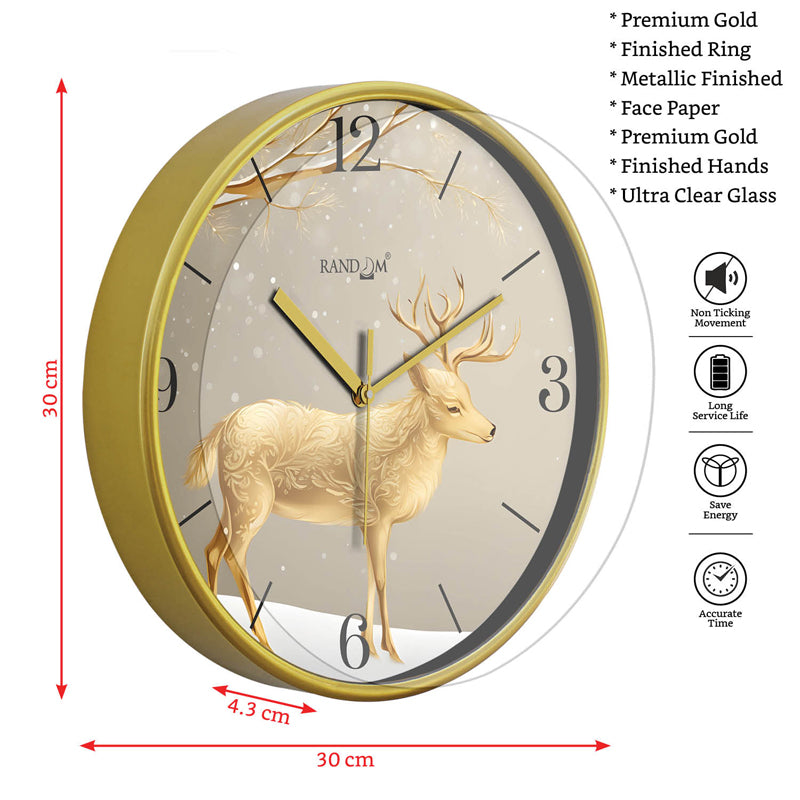 Buy Branko Sweep Silent Wall Clock Wall Clock from Vaaree