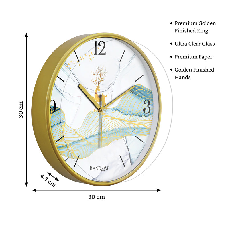 Buy Faelan Sweep Silent Wall Clock Wall Clock from Vaaree