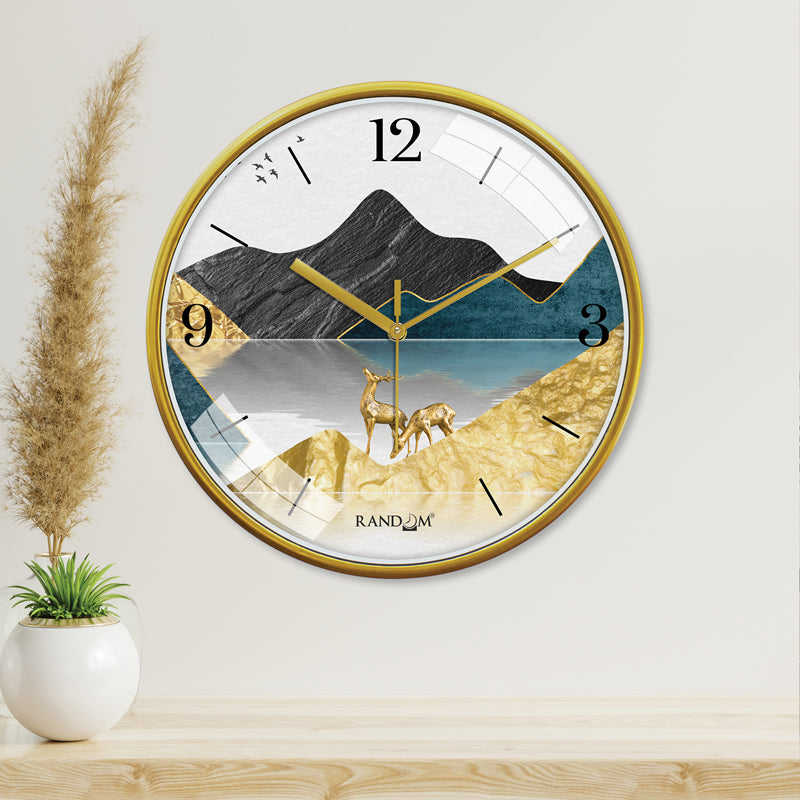 Buy Gaia Sweep Silent Wall Clock Wall Clock from Vaaree