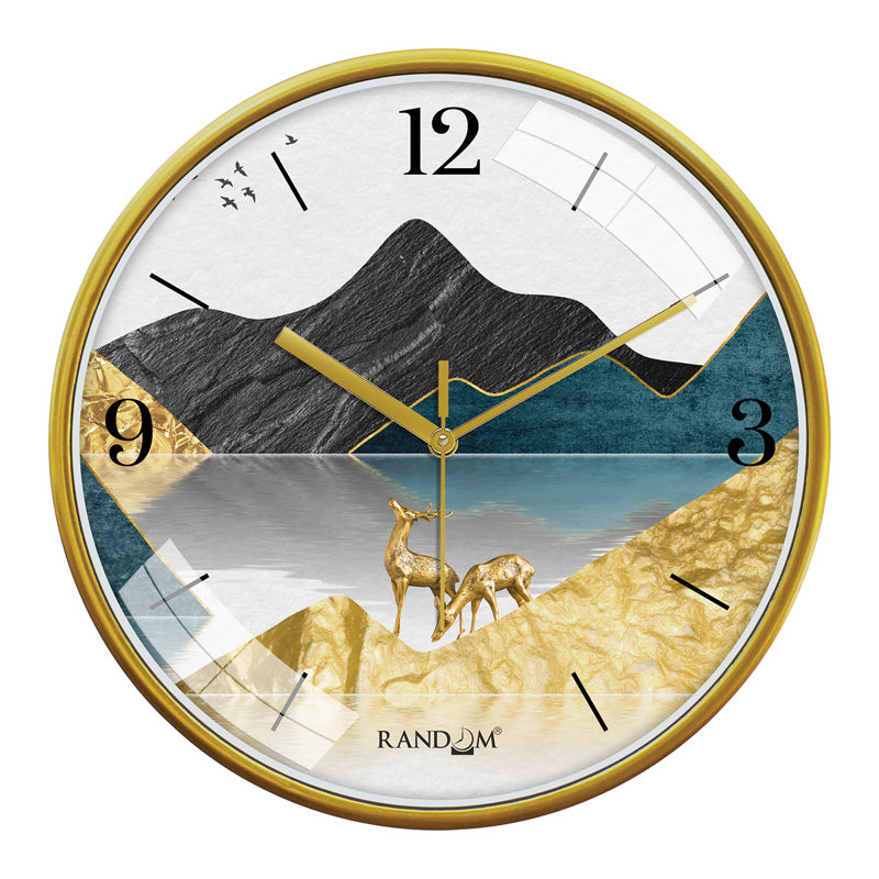 Buy Gaia Sweep Silent Wall Clock Wall Clock from Vaaree