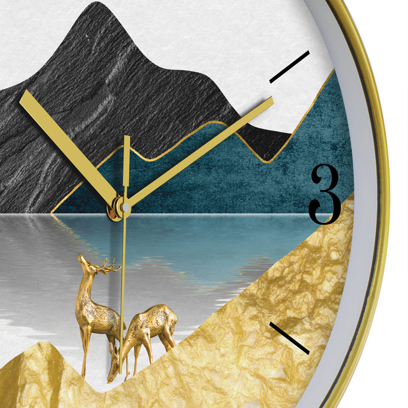 Buy Gaia Sweep Silent Wall Clock Wall Clock from Vaaree