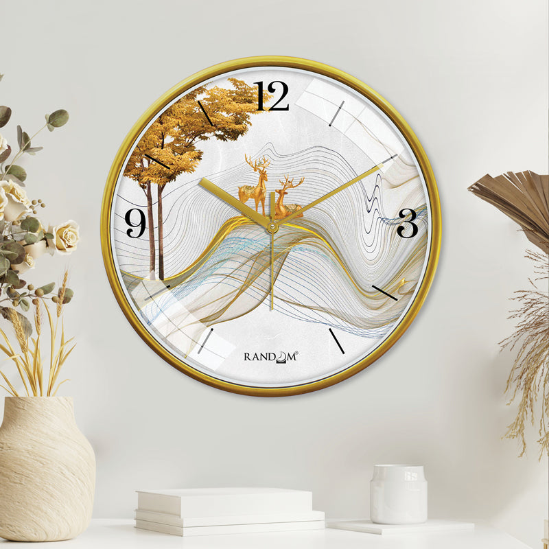 Buy Mireille Sweep Silent Wall Clock Wall Clock from Vaaree