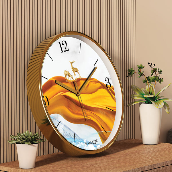 Buy Rhea Sweep Silent Wall Clock Wall Clock from Vaaree