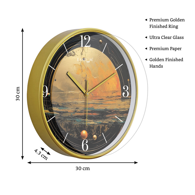 Buy Ulysses Sweep Silent Wall Clock Wall Clock from Vaaree