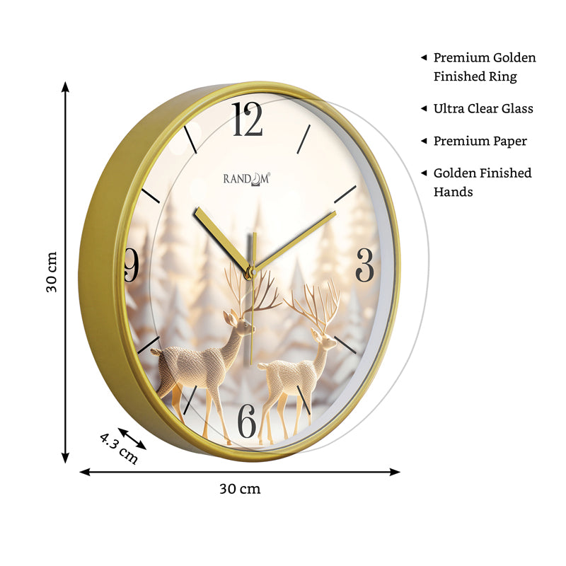 Buy Dimitri Sweep Silent Wall Clock Wall Clock from Vaaree