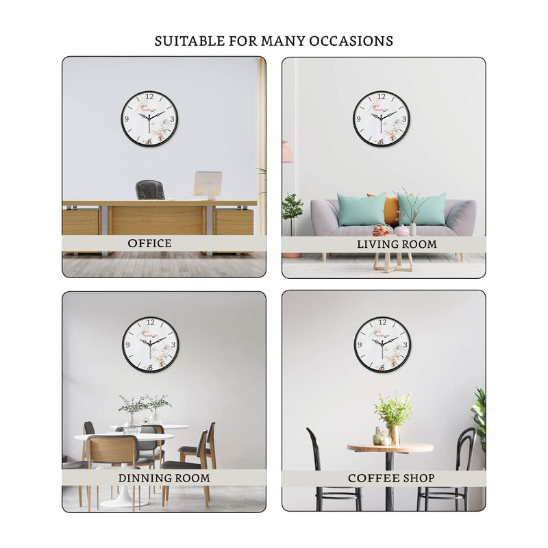 Buy Emory Sweep Silent Wall Clock Wall Clock from Vaaree