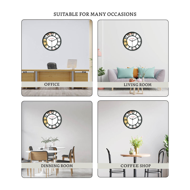 Buy Amaury Sweep Silent Wall Clock Wall Clock from Vaaree