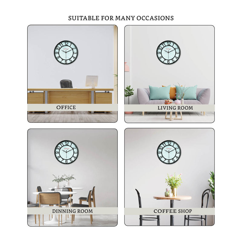 Buy Devir Sweep Silent Wall Clock Wall Clock from Vaaree