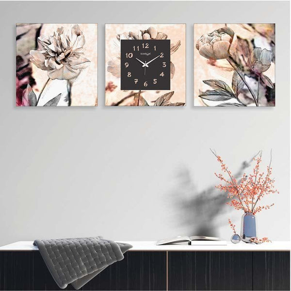 Buy Leafy Dreams Clock & Wall art at Vaaree online | Beautiful Wall Clock to choose from