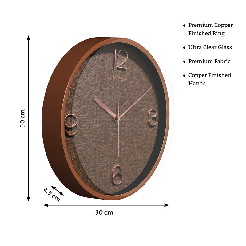 Buy Figer Sweep Silent Wall Clock Wall Clock from Vaaree