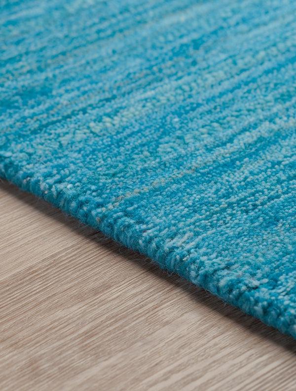 Buy Aylin Hand Woven Rug - Blue Rugs from Vaaree