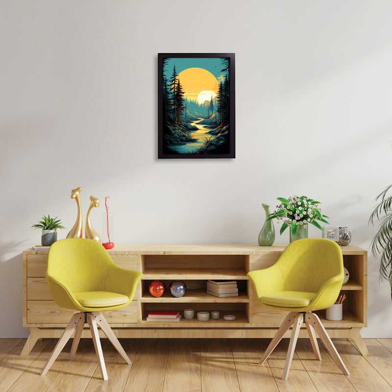 Buy Dawn Flow Wall Art Wall Art & Paintings from Vaaree