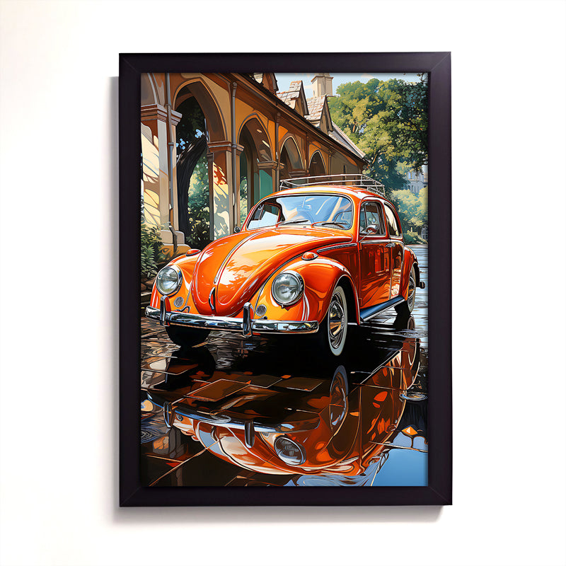 Buy Vintage Orange Vista Wall Art Wall Art & Paintings from Vaaree