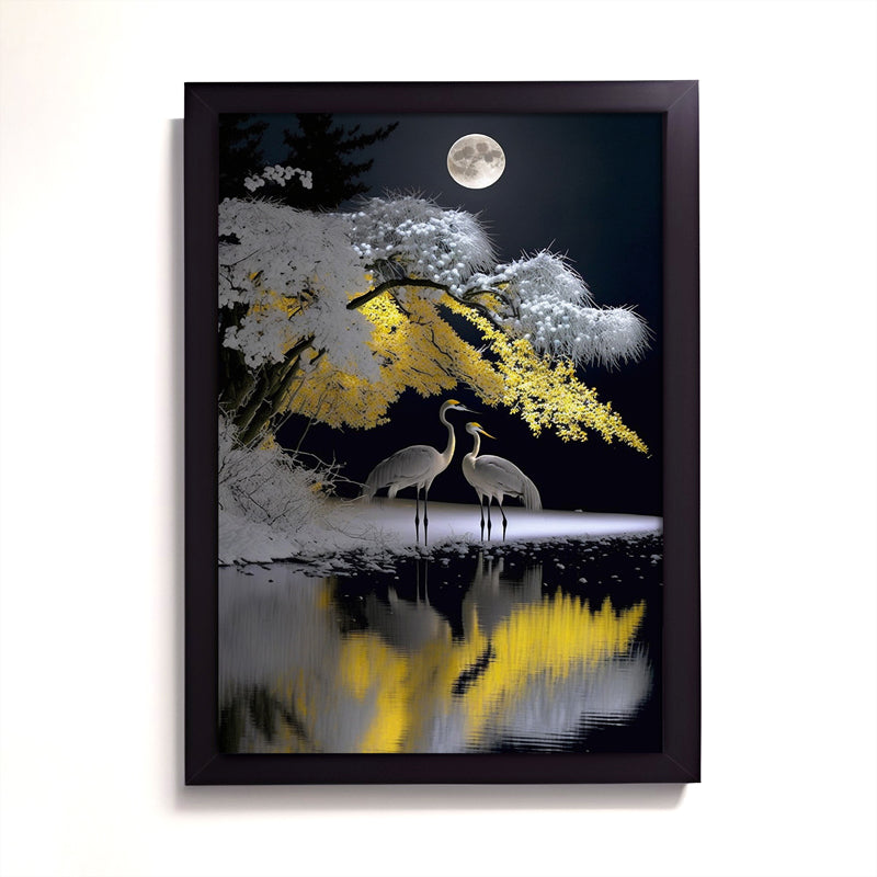 Buy Midnight Perch Wall Art Wall Art & Paintings from Vaaree