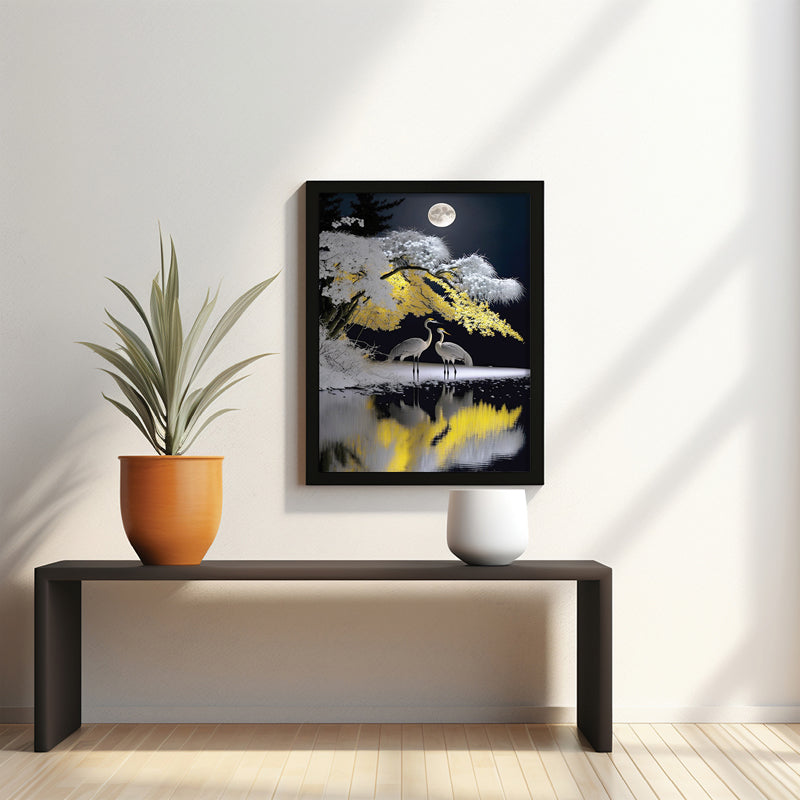 Buy Midnight Perch Wall Art Wall Art & Paintings from Vaaree