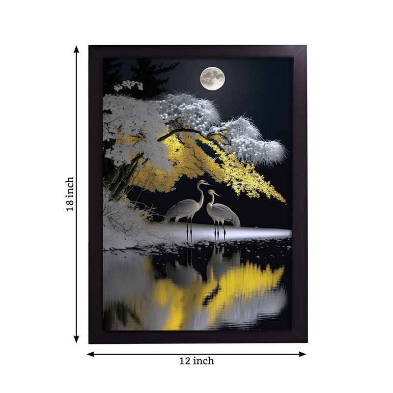 Buy Midnight Perch Wall Art Wall Art & Paintings from Vaaree