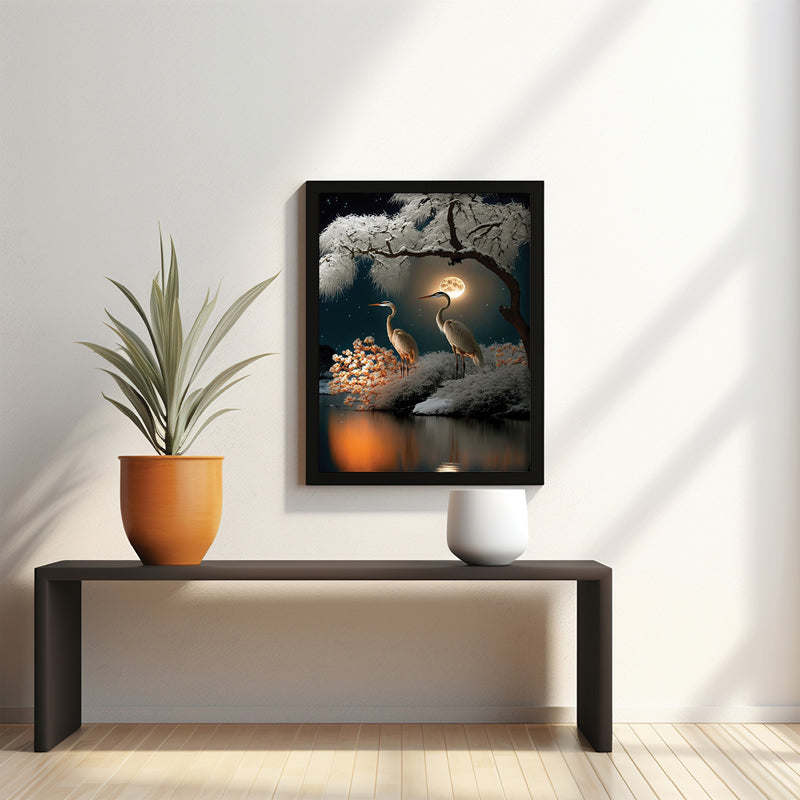 Buy Egret Call Wall Art Wall Art & Paintings from Vaaree