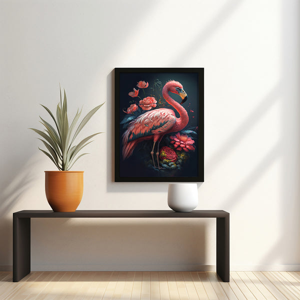 Flamingo Whisper Wall Art