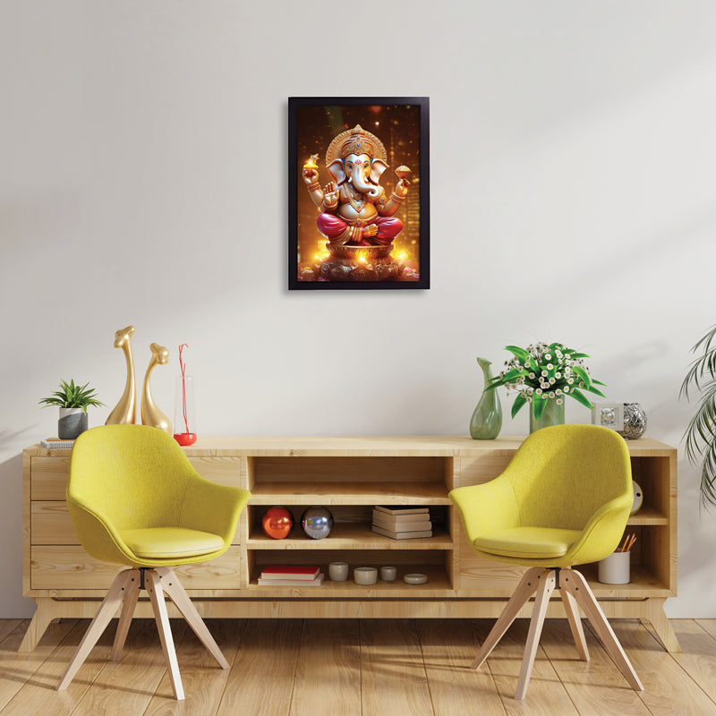 Buy Ganesha Charitha Wall Art Wall Art & Paintings from Vaaree