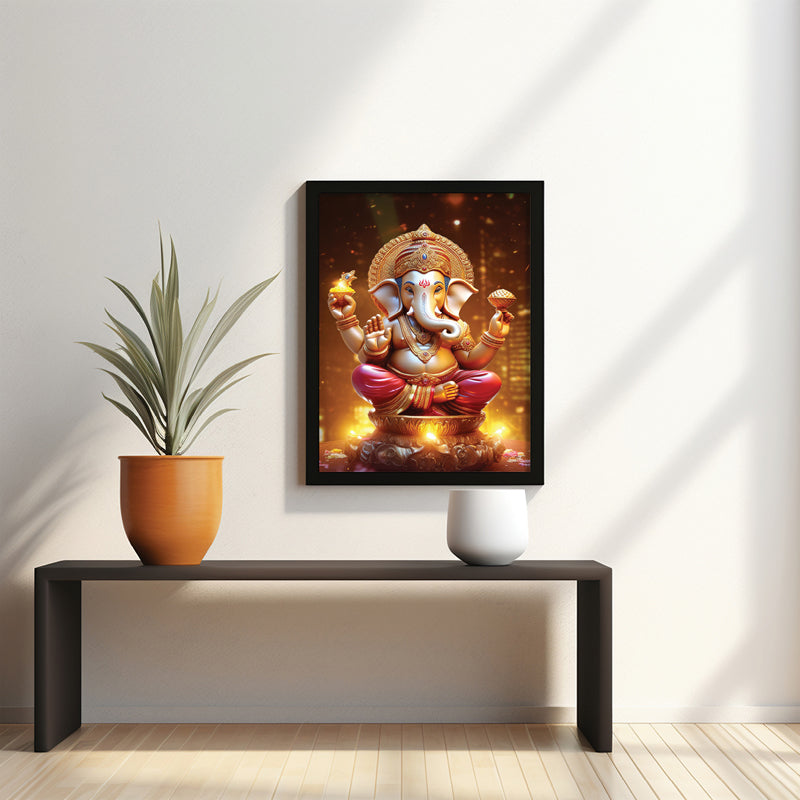 Buy Ganesha Charitha Wall Art Wall Art & Paintings from Vaaree