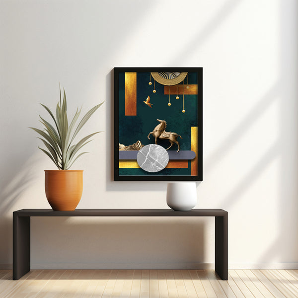 The Abstract Sienna Wall Art