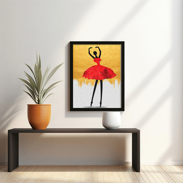 Bellarina In Red Wall Art