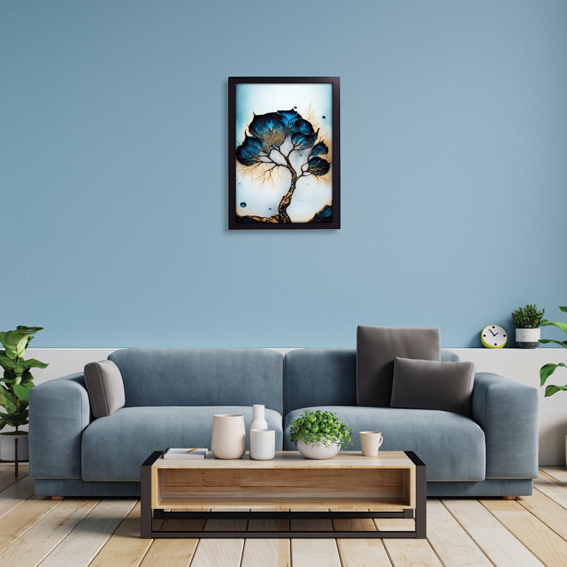 Buy Blue Foliage Fuse Wall Art Wall Art & Paintings from Vaaree