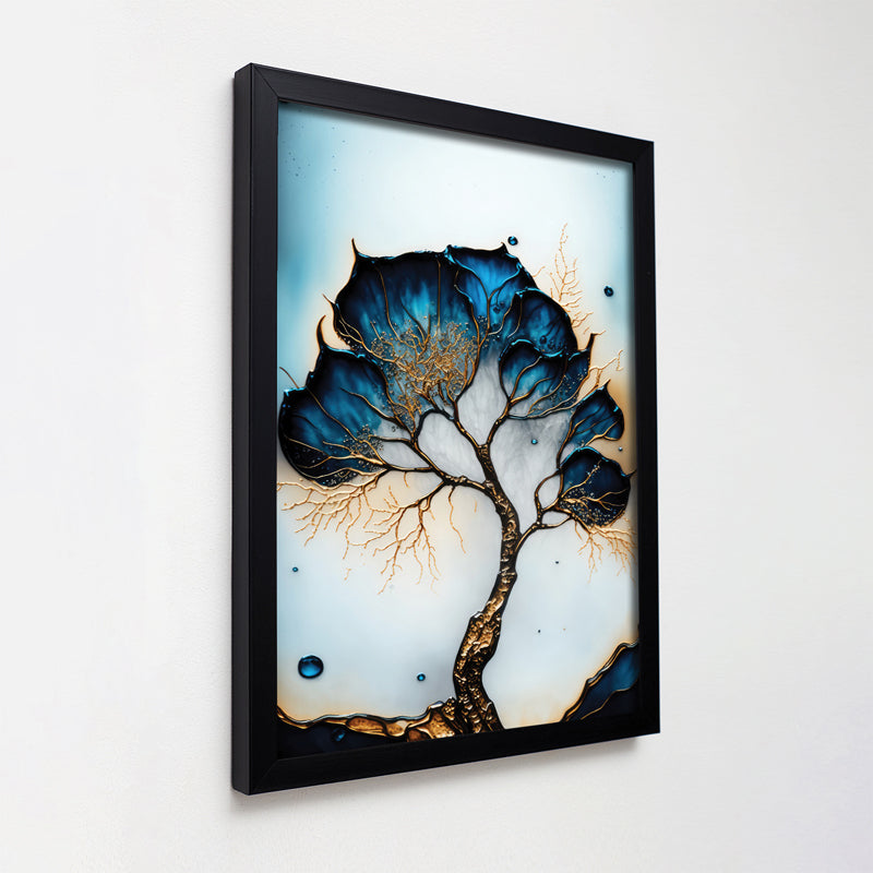 Buy Blue Foliage Fuse Wall Art Wall Art & Paintings from Vaaree