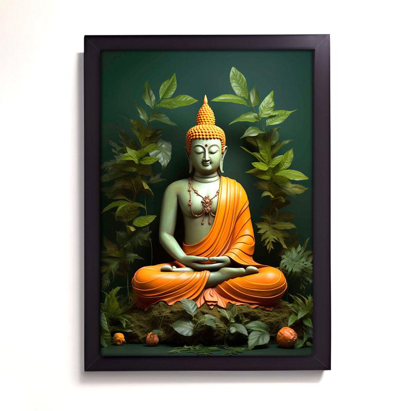 Buy Celestial Stillness Buddha Wall Painting Wall Art & Paintings from Vaaree