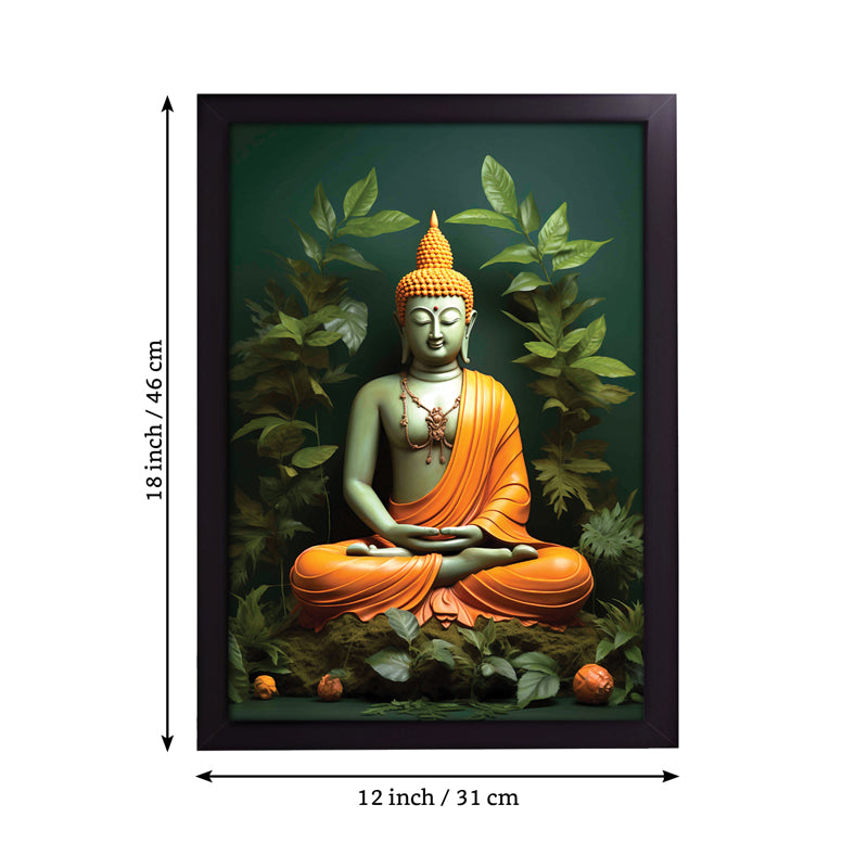 Buy Celestial Stillness Buddha Wall Painting Wall Art & Paintings from Vaaree