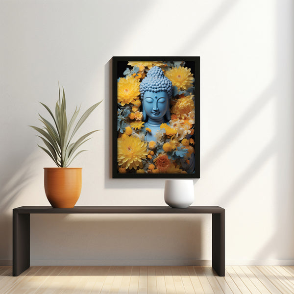 Buy Enlightened Whisper Buddha Wall Painting Wall Art & Paintings from Vaaree