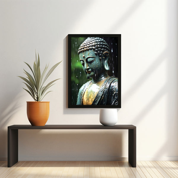 Buy Awakened Grace Buddha Wall Painting Wall Art & Paintings from Vaaree