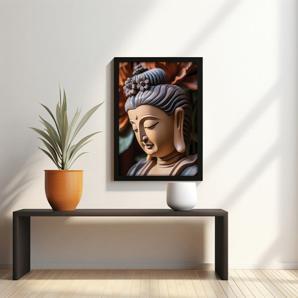 Buy Elysian Meditation Buddha Wall Painting Wall Art & Paintings from Vaaree