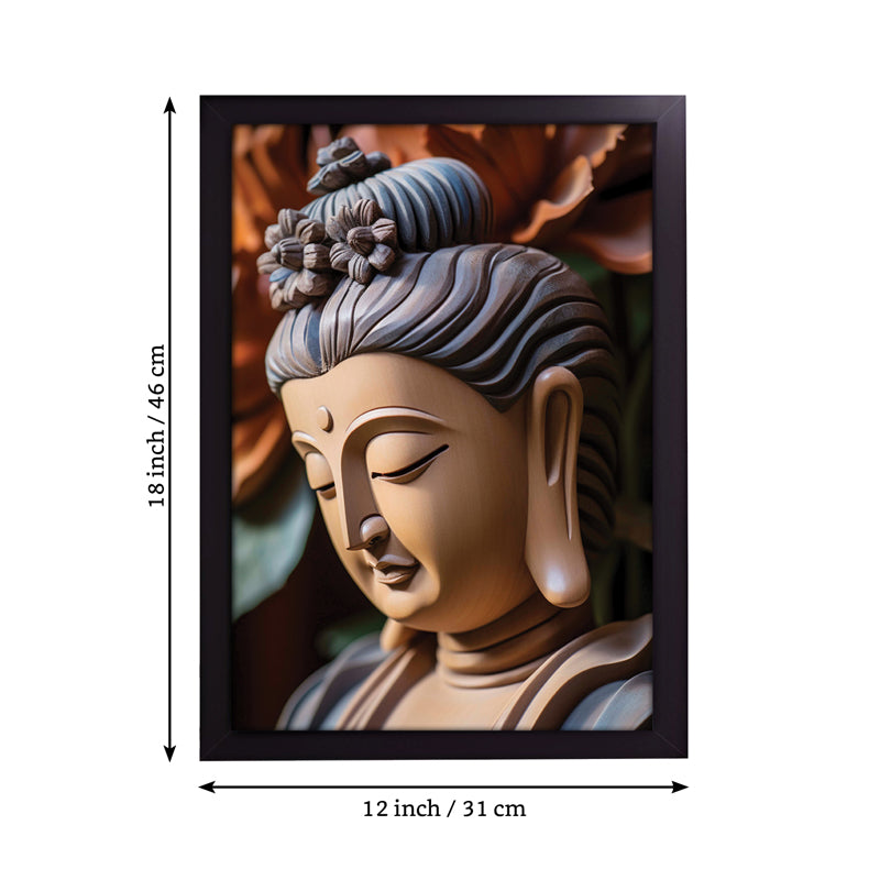 Buy Elysian Meditation Buddha Wall Painting Wall Art & Paintings from Vaaree