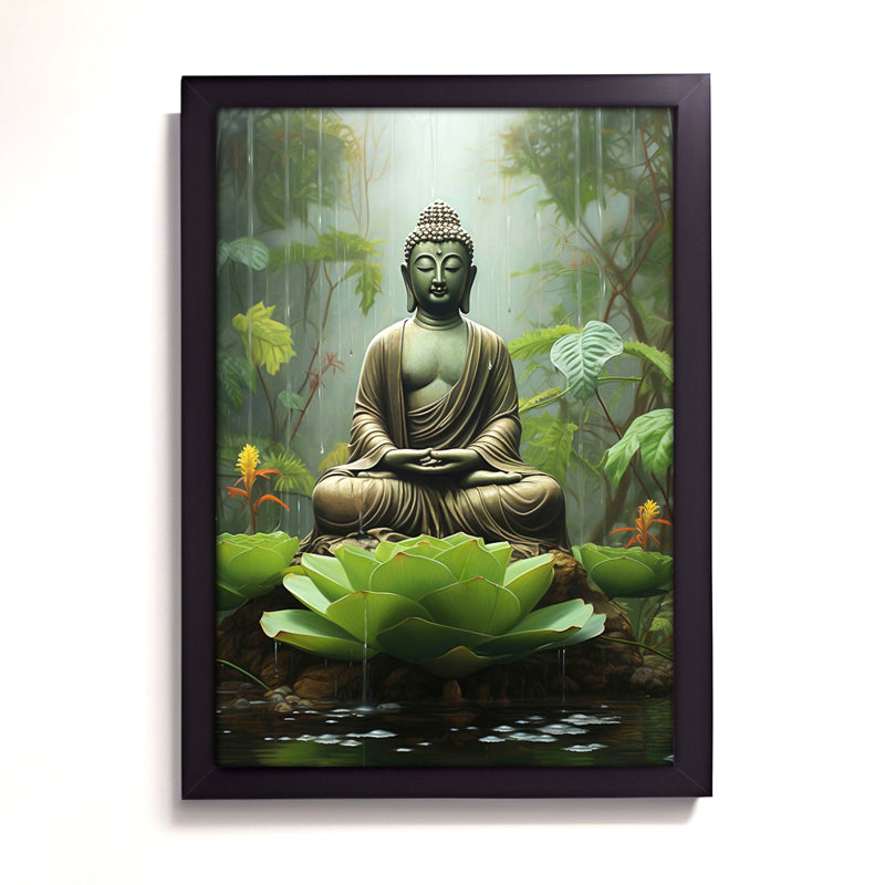 Buy Radiant Mindfulness Buddha Wall Painting Wall Art & Paintings from Vaaree