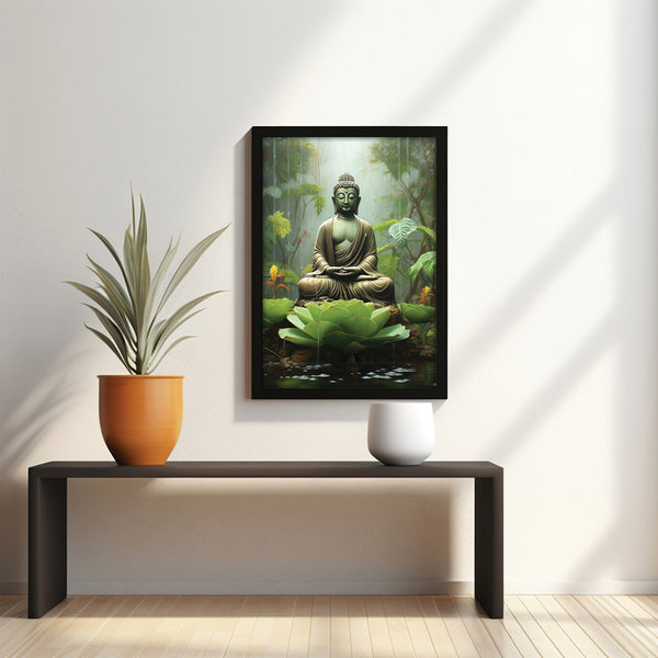 Buy Radiant Mindfulness Buddha Wall Painting Wall Art & Paintings from Vaaree