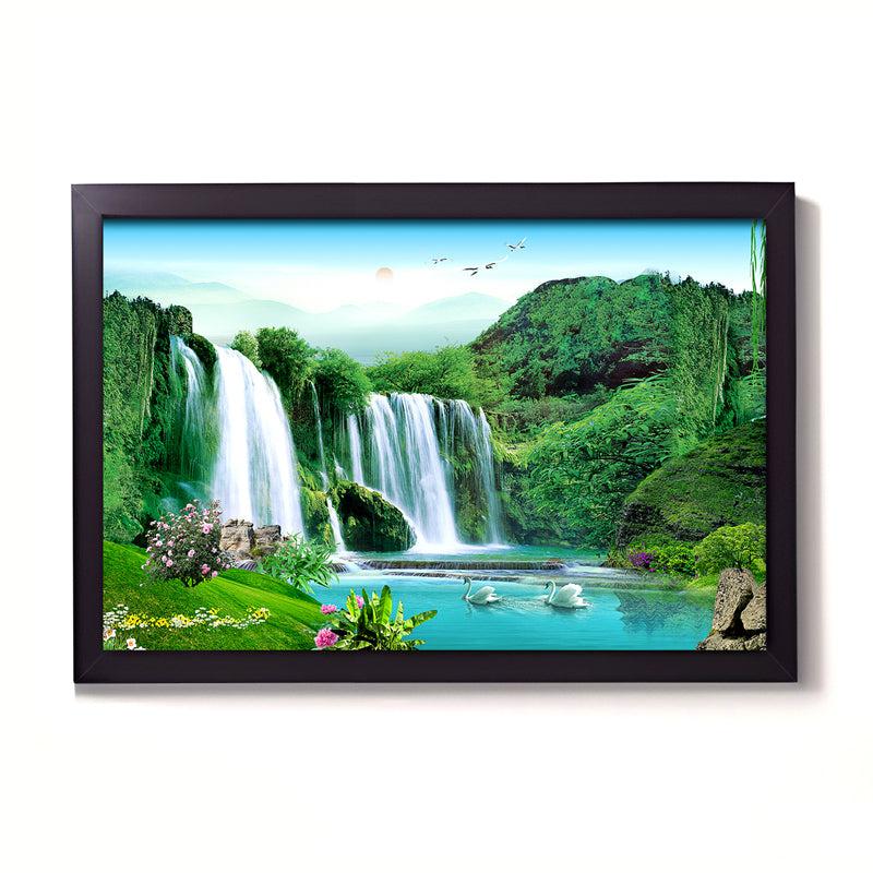 Buy Ethereal Waterfall Wall Painting Wall Art & Paintings from Vaaree