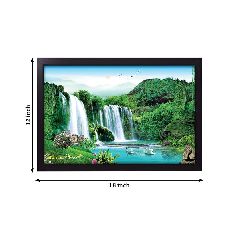 Buy Ethereal Waterfall Wall Painting Wall Art & Paintings from Vaaree