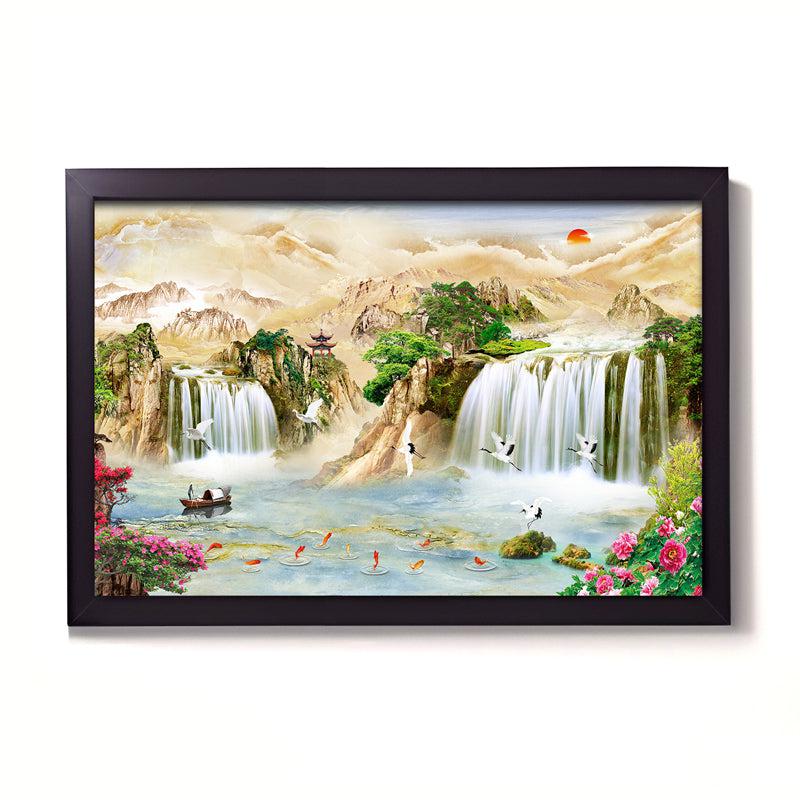 Buy Magnificent Falls Wall Painting Wall Art & Paintings from Vaaree