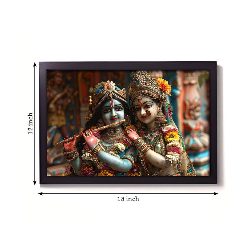 Buy Radha Madhav Bond Wall Painting Wall Art & Paintings from Vaaree