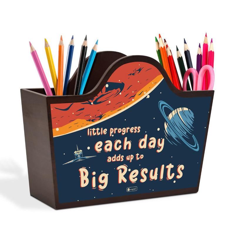 Buy Little Progress Each Day Stationary Stand Pen Stand from Vaaree