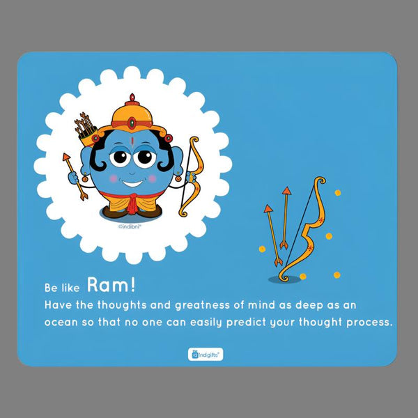 Buy Whimsy Cute Shri Ram Mouse Pad Mouse Pad from Vaaree