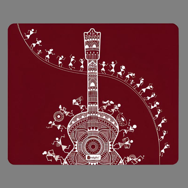 Buy Wali Music Strings Mouse Pad - Red Mouse Pad from Vaaree