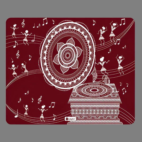 Buy Warli Zeva Mouse Pad - Red Mouse Pad from Vaaree