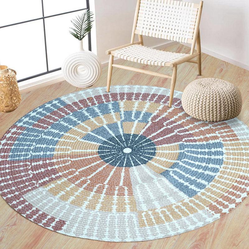 Buy Harsa Boho Round Rug Rugs from Vaaree