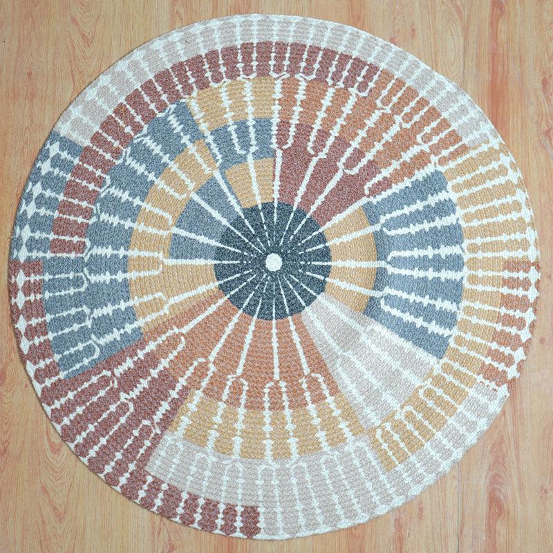 Buy Harsa Boho Round Rug Rugs from Vaaree