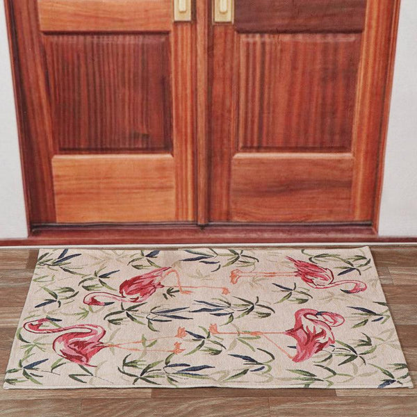 Migrant Flamingo Door Mat