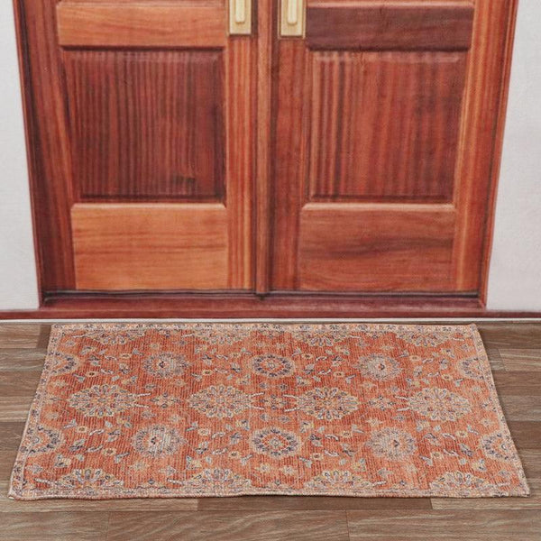 Buy Yifara Ethnic Rug - Brown Rugs from Vaaree