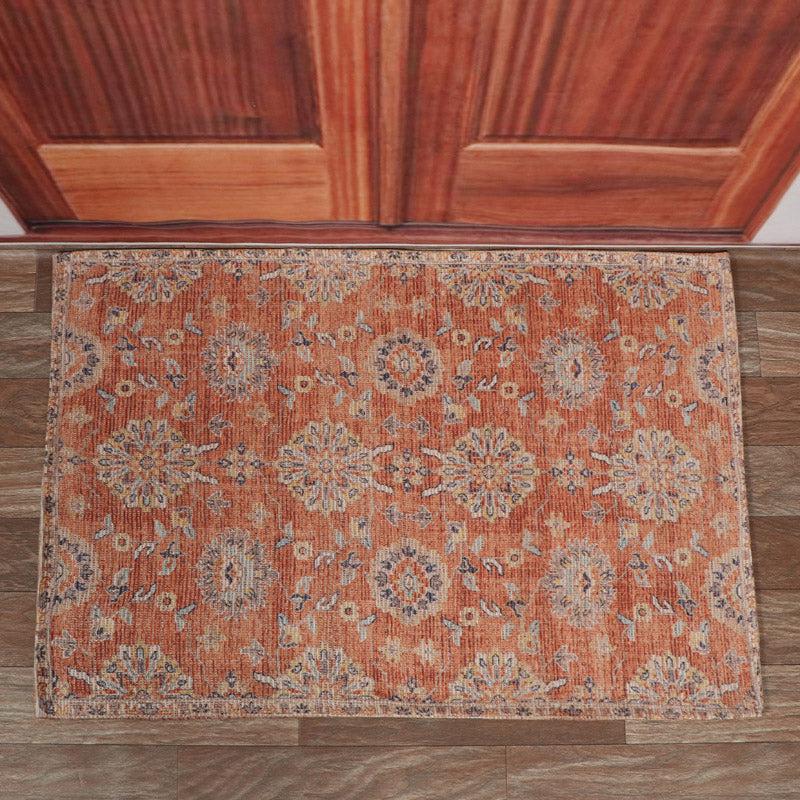 Buy Yifara Ethnic Rug - Brown Rugs from Vaaree