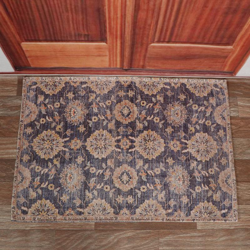 Buy Yifara Ethnic Rug - Blue Rugs from Vaaree